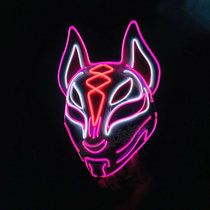 Fort Night Sky Fox Shine LED Fox Mask Shake Fast Hand the same Headgear COS Day Style Fake Face Halloween