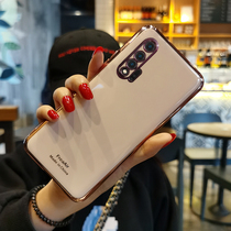 Suitable for Huawei nova6 mobile phone shell nova5pro silicone gel softshell nova5 female section anti-fall 5ipro lens full package protection 5G version shell nove net red 5i trendy