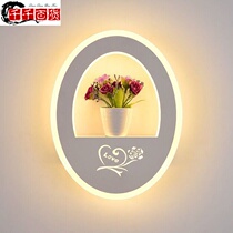 led wall lamp bedroom bedside lamp simple modern creative TV background wall stair aisle corridor decorative lamp