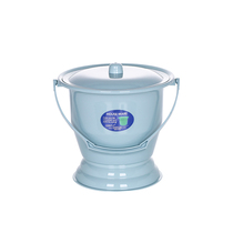 Cover household plastic spittoon high foot with lid urinary basin adult elderly bucket children toilet height elderly