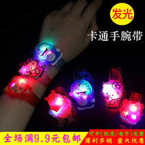 Luminous bracelet Wrist band flash small toys wholesale childrens prizes to push the scan code small gifts less than one dollar