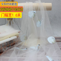 Lace trim accessories Wide openwork gauze material Handmade diy clothing neckline skirt hem lengthened decorative material