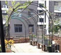 Grape rack ceiling steel pipe vines climbing flower stand wrought iron Vine rose clematis Green baskets