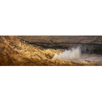 Tong Derecorded the Kettle Mouth Waterfall > Realistic cloth surface oil painting Living room Bedroom Bedroom Decoration Collection Pure Hand Painted Large Scale