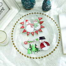 Judy handmade Scrapbook album hand account vector decorative sticker snowman