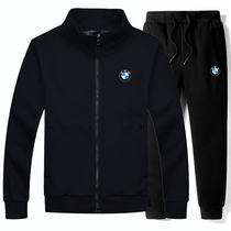 BMW BMW overalls set mens clothes New set leisure Tide brand locomotive 4s mens clothing coat