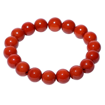 Kaman Linan red hand string single circle 8m agate buddha beads Yunnan Baoshan couple bracelet men and women full meat persimmon red