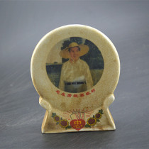 Antique Cultural Revolution Porcelain Mao Zedong Statue ornaments Antique antiques