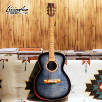 Liweston Liveston Livingston Ballad Guitar Jeans Blue 40 Inch Verse Maple Wood