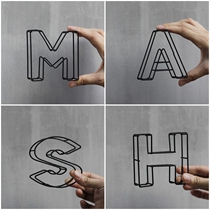 Three-dimensional style diy Dongqi industrial matte decoration English letter-Z Black 26 iron art