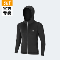 361 Degree Fitness jacket mens quick-drying sports suit training equipment jacket running tights fitness