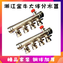 Zhejiang Jinniu roughly thickened water separator filter sleeve valve water collector copper valve valve one inch 25