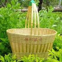 Bamboo Rings Home Law Bamboo Basket Bamboo Basket Handmade Small Water Fruit Basket Basket Stage Dance