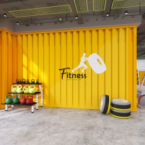 3d Color iron sheet Container protective wall panel Restaurant background wall integrated plate ktv Bar decorative buckle plate Industrial Wind