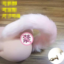 Go out swinging cat dog tail female vestibule fox tail anal plug anal toys sm sex toys cos small