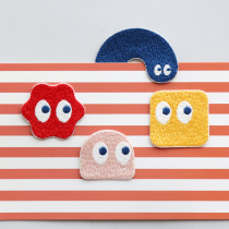 Big Eye Planet Embroidery Cloth Clothes Bag Pants Repair Subsidies Mobile Phone Computer Modification Stickers Self-adhesive