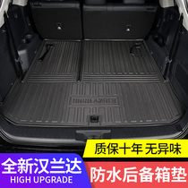The fourth generation 21-22 Highlander trunk mat Crown land release tailbox mat waterproof 5 7 seats full enclosure dedicated