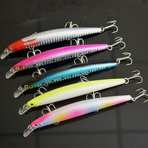 Songhe 11 5cm 12g three hooks Rice Nuo sea bass killer Luya bait flattened double circle water system bait Weihai