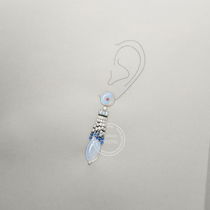  Gemstone Practice Card Maison ZHANG Zhang Jingjing makes Chalcedony earrings Practice card