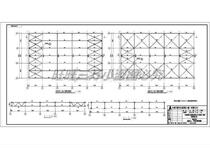 A 3-story frame structure plant complete set of structure construction cad drawings building structure cad drawings dwg drawings