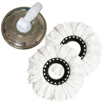 Stainless Steel Swivel Mop Tray Accessories Plastic Pan Mop Universal Replacement Accessories Disc pallet pier Bump head mop head