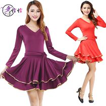 Dance suit new square dance dress dress dress dress dress Latin dance jacket dresses Out of service 2018