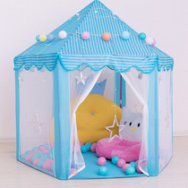 Amazon hot sale Childrens indoor mesh game house Baby dollhouse Zipper hexagonal princess childrens tent