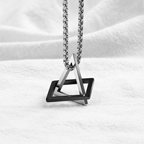 2021 new necklace ins trendy male hip hop cold wind light luxury niche design sense accessories men pendant
