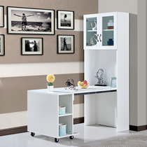 Yifen furniture folding dining table dining table bar desk computer desk desk folding cabinet can be customized size