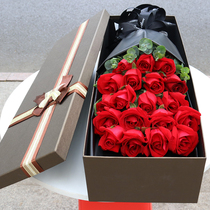 Rose gift box Jiangxi Eagle Kuitan Guixi Yujiang County Jian Xinqian Yongfeng Taihe and County Tongcheng Fresh Flower Shop Express