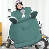 Windshield is winter velvet thickened electric motorcycle waterproof windproof cover Autumn and winter small battery cold tricycle