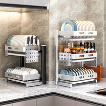 304 stainless steel Bowl Rack Drain Rack Kitchen Shelve Dish tray Dish Containing Rack Bowl chopstick containing box Bowl Cupboard