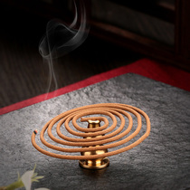 Pure copper gourd incense tray incense burner wire sandalwood agarwood box base creative room aromatherapy furnace Buddha