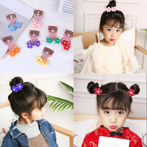 Zhair Leather Fascia Head Rope Lady Brief Korean version Hair Rope Cute Ins Nets Red Son Tie Rubber Band Hair Ring Head Ornament