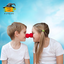 Sponge clown nose red nose Halloween Carnival decoration bulk stage props funny dress