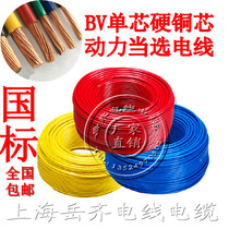 BV flame retardant ZR-BV10 16 25 35 square plastic copper wire single core hard copper core insulated wire