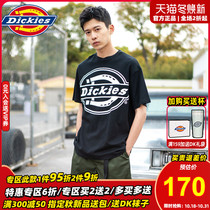 Dickies short sleeve t-shirt for men and women lovers big LOGO print summer New loose cotton half sleeve 7564bz