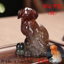 Creative discoloration twelve Zodiac genus Xingwangcai puppy tea pet decoration tea table tea play tea tray tea set tea ceremony zero match