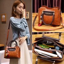 Tide brand bag female 2021 New Korean fashion Wild Women bag shoulder bag leather shoulder Hand bag small square bag