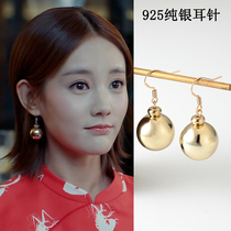 Summer coco with earrings 2020 new trendy quality wild earrings female drop earrings round stud earrings female cold wind