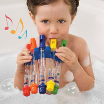 Baby bath toy harmonica water whistle can hold water children play water flute childrens clarinet has score 2-3 years old