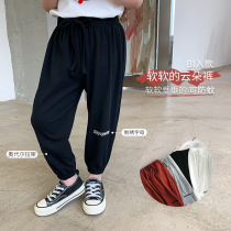 Yuanjia boys sports pants new 2020 Spring foreign style Korean Childrens pants single pants casual baby pants