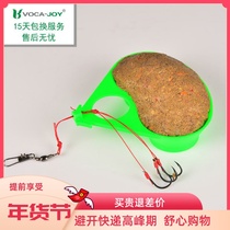 New three hooks Carp Lian Jie explosion hook Anti-winding fishing lunch box Iseni hook does not run fish anti-hanging bottom hook