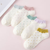 (10 pairs of cotton socks) women's socks women's socks tube boat socks socks women Korean version of spring summer and autumn four seasons fashion trend