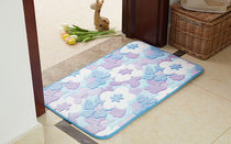 Natural coral velvet absorbent floor mat Household bathroom toilet non-slip large easy-to-dry drop-proof diatom land mat