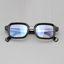 Japanese vintage glasses black frame sheet glasses frame tide box myopia eye frame with myopia eyes male 1059