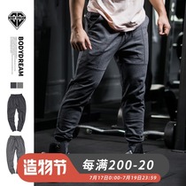 BodyDream bodybuilding station close up small feet sweatpants mens sports casual cotton pants Running pants Slim pants