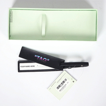 TAG card face full score gradient colorful slogan luggage TAG real cowhide head leather luggage TAG listing