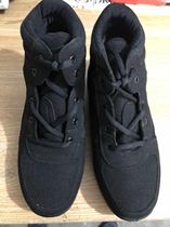 Black lightweight cold shoes plus velvet high-top cold cotton shoes mens cold boots