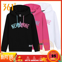 361-degree mens 2020 spring autumn new sets of headsets with hat-necropolis 361 sports running letters printed trend male blouses